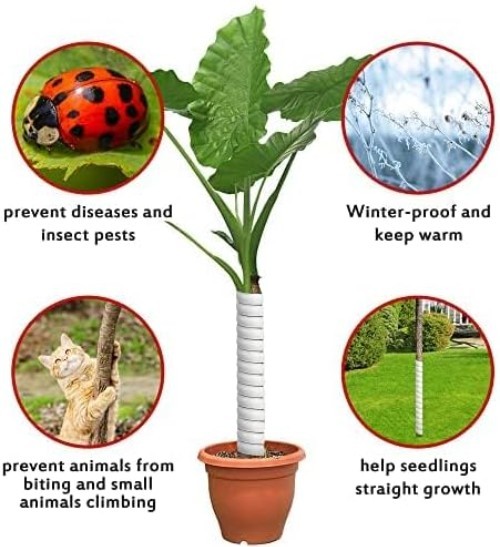 Tree Trunk Protector 8 Pcs - Spiral Tree Guard Set