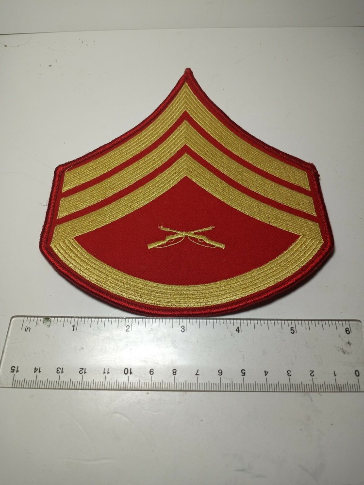 USMC Gunnery Sergeant Female Uniform Patch 6x 7