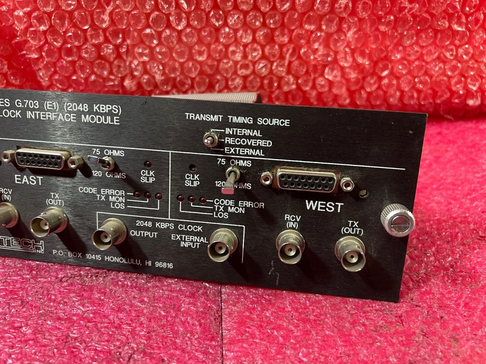 ADTECH SX/12 DATA LINK SIMULATOR INTERFACE MODULE