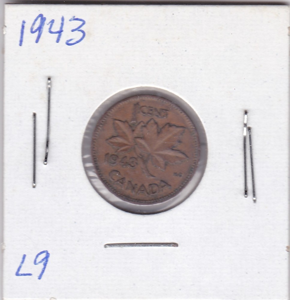 1943 Canada One Cent L9