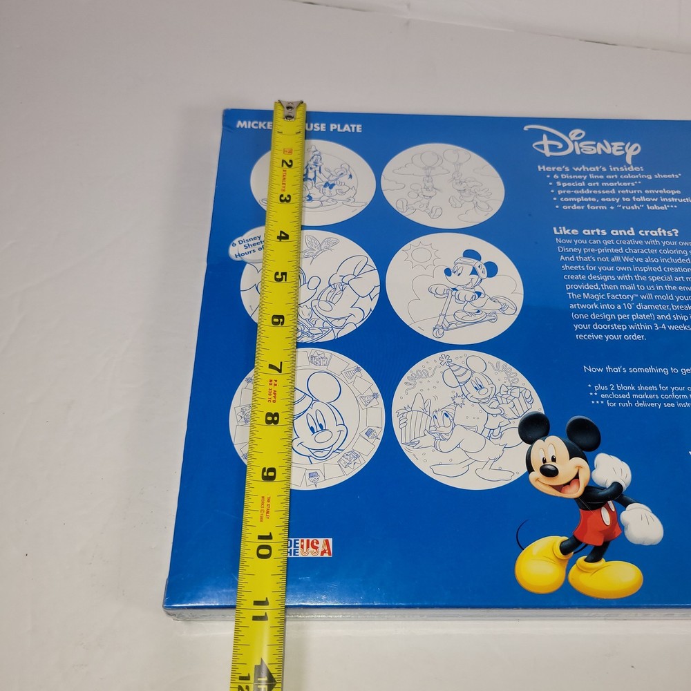 Disney Mickey Mouse Make A Plate Kit