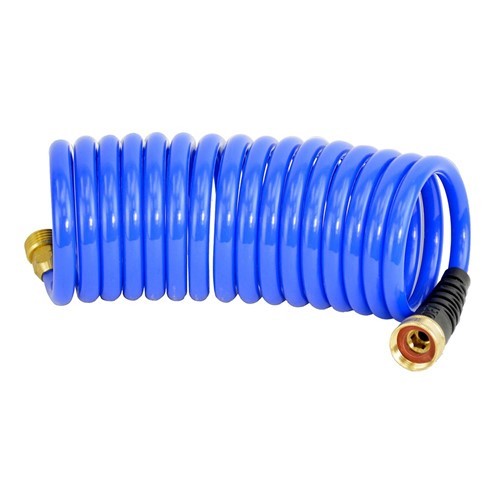 HoseCoil 15' Blue Self Coiling Hose w/Flex Relief (HS1500HP)