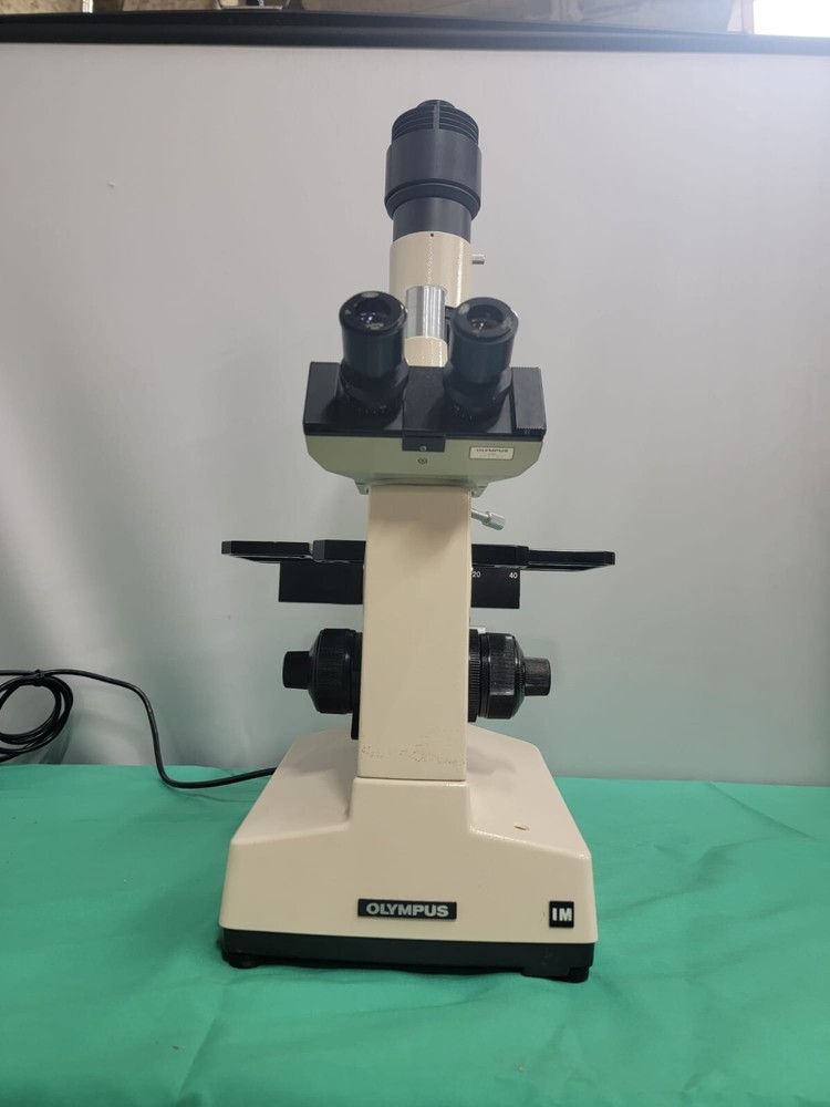 Olympus IM Inverted Laboratory Microscope w/ 3 objectives