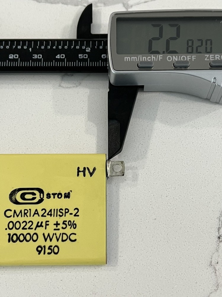 custom electronic capacitor.0022uf 10000 wvdc 5%