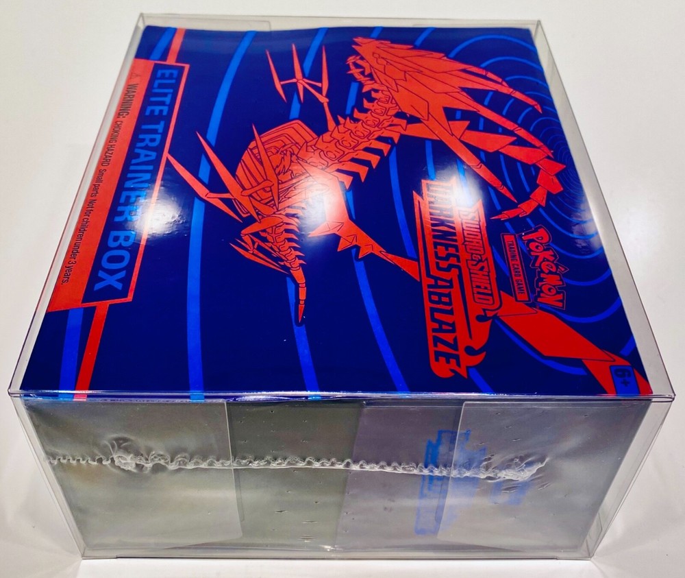 1 Box Protector For POKEMON ELITE TRAINER Boxes. ETB Clear Display Case
