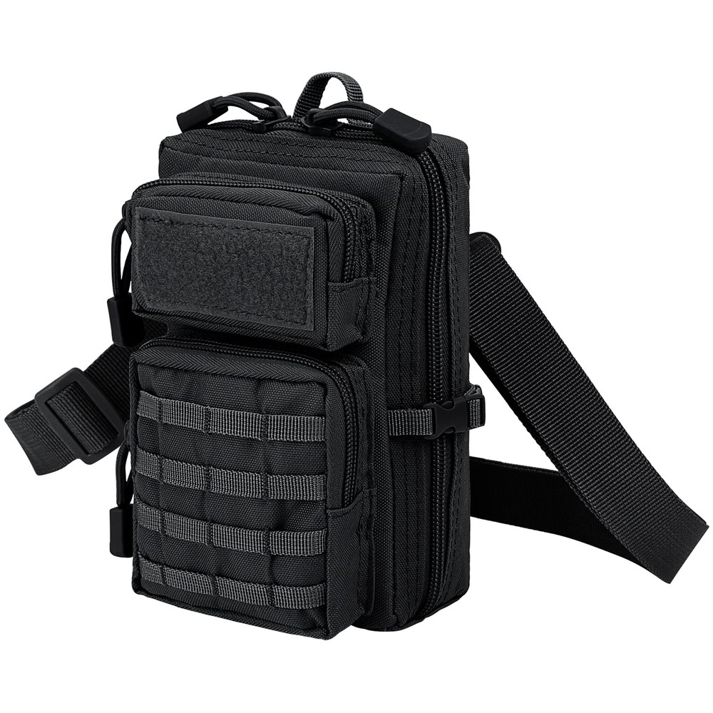 Tactical Molle EDC Pouch Compact Tool Pouch Mini Waist Bag with Shoulder Strap