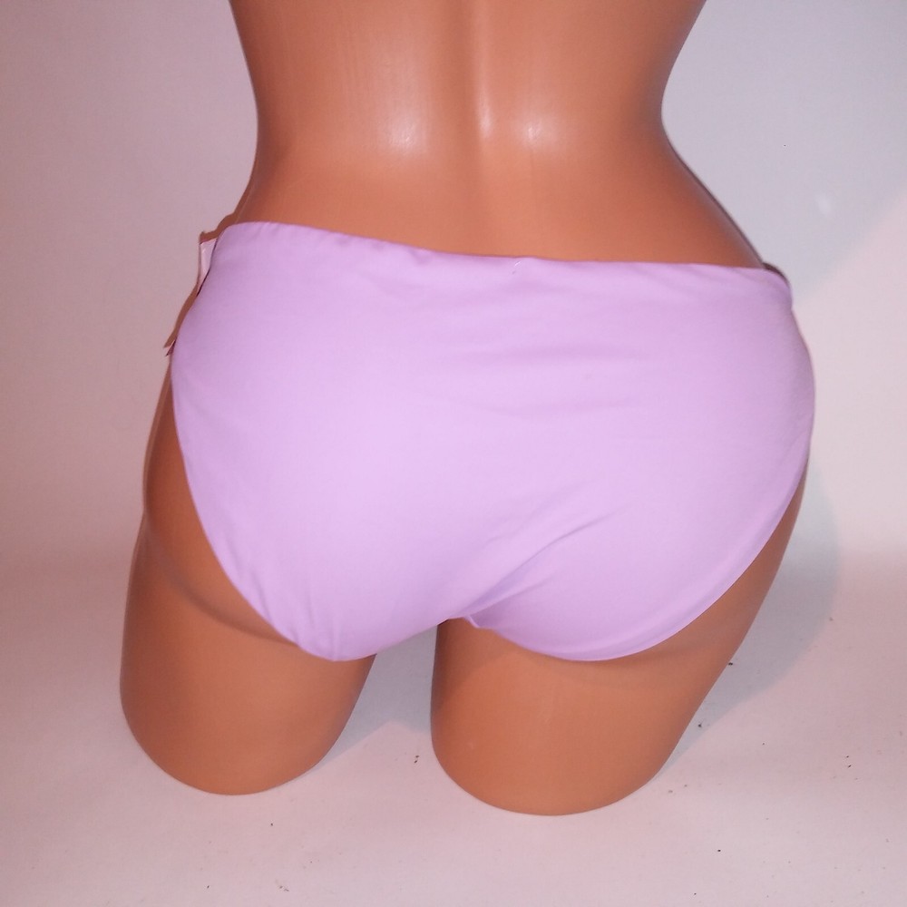 Victoria Secret Swim Bikini Bottom Light Purple Solid Color Code 04P5 New