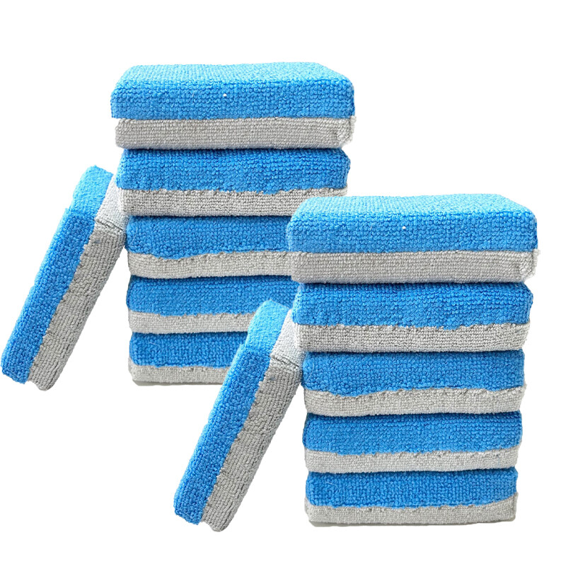 12 Pcs Microfiber Applicator Pads Sponge Ceramic Coating Applicator
