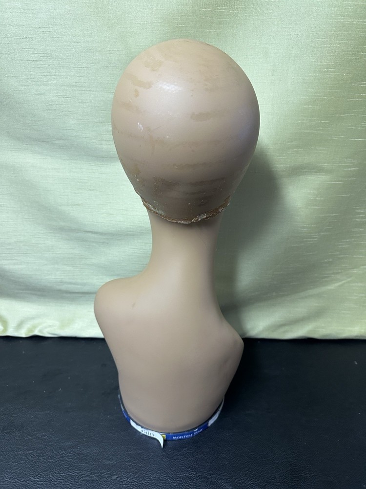 Used Mannequin Head Hat & Wig Display With Rotating Base