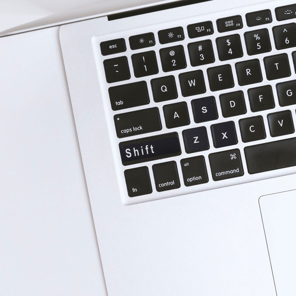 2 Sheets English Keyboard Replacement Letter Stickers for Typing