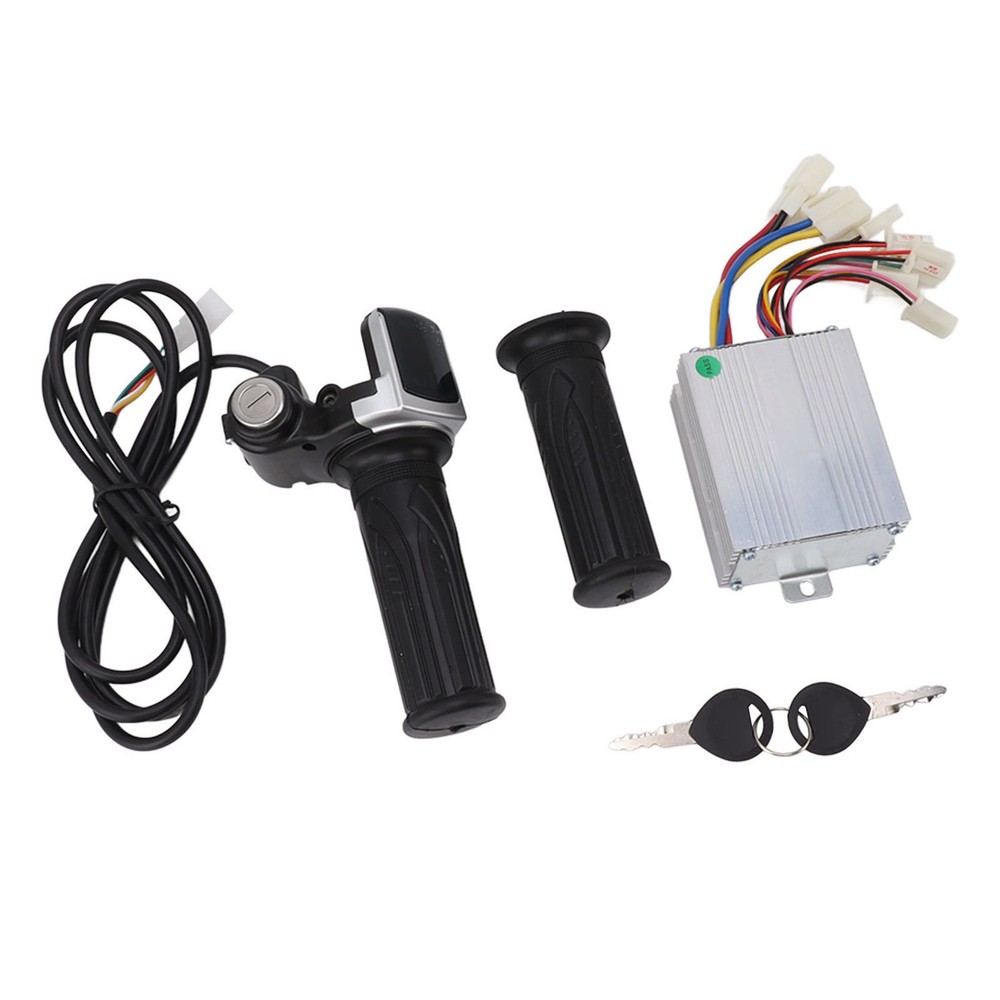 Motor Brushed Speed Controller With Lock Throttle Twist Grip Power Display JUMM