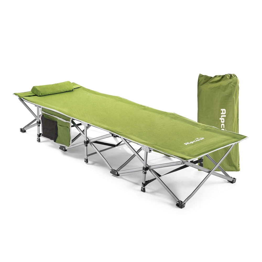 Folding Camping Cot – Extra Strong Single Person Small-Collapsing Bed in a Ba...