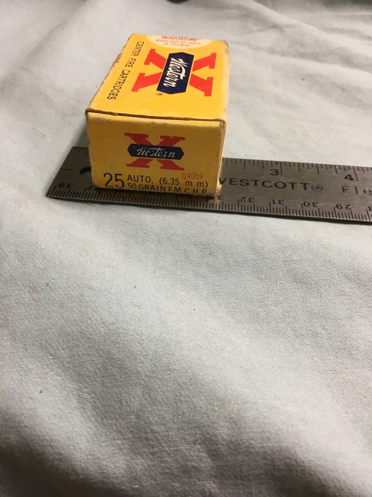 western 25 auto box EMPTY BOX