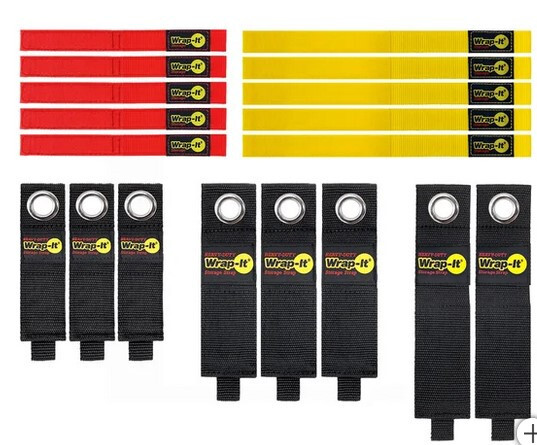 Wrap-It Storage Straps 18-piece Set