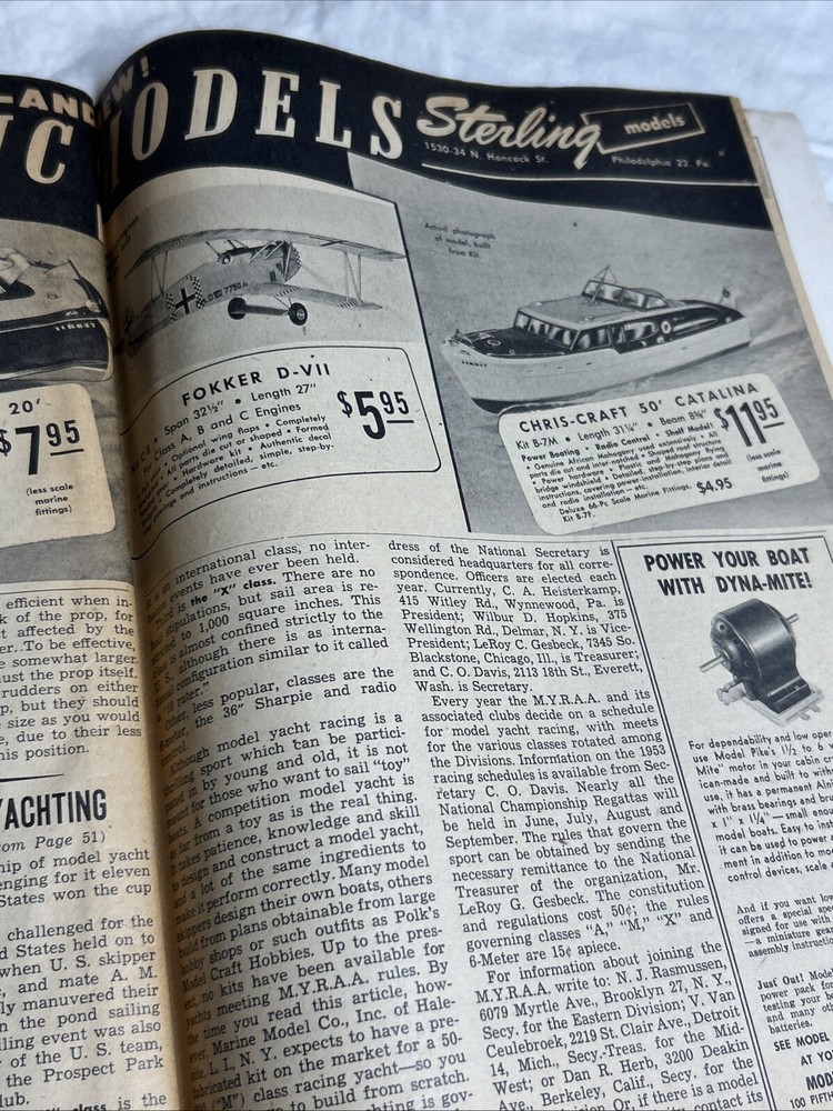 Flying Models April 1953 Magazine