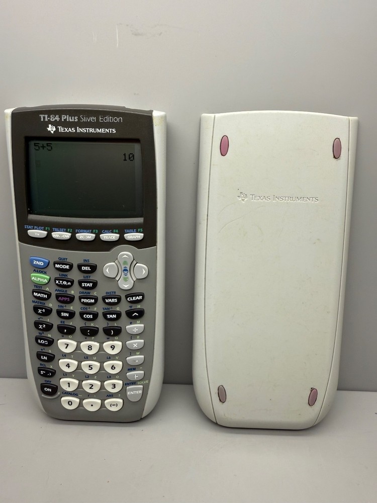 TI-84 Plus Silver Edition TESTED WORKING Clean