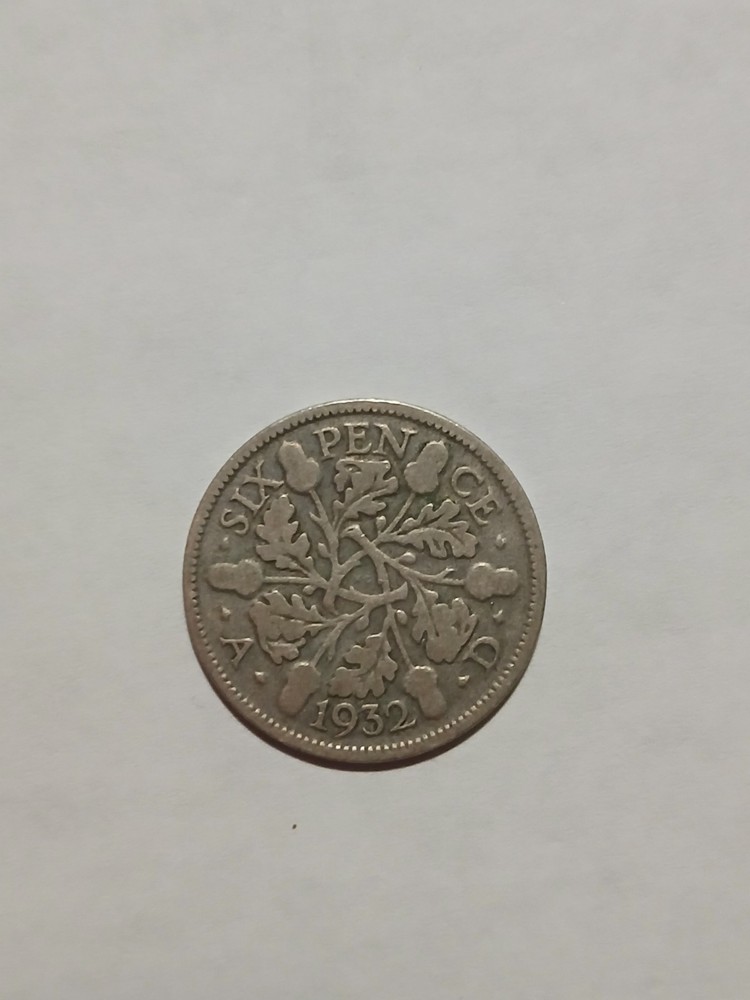 7 Sixpence Silver Coins
