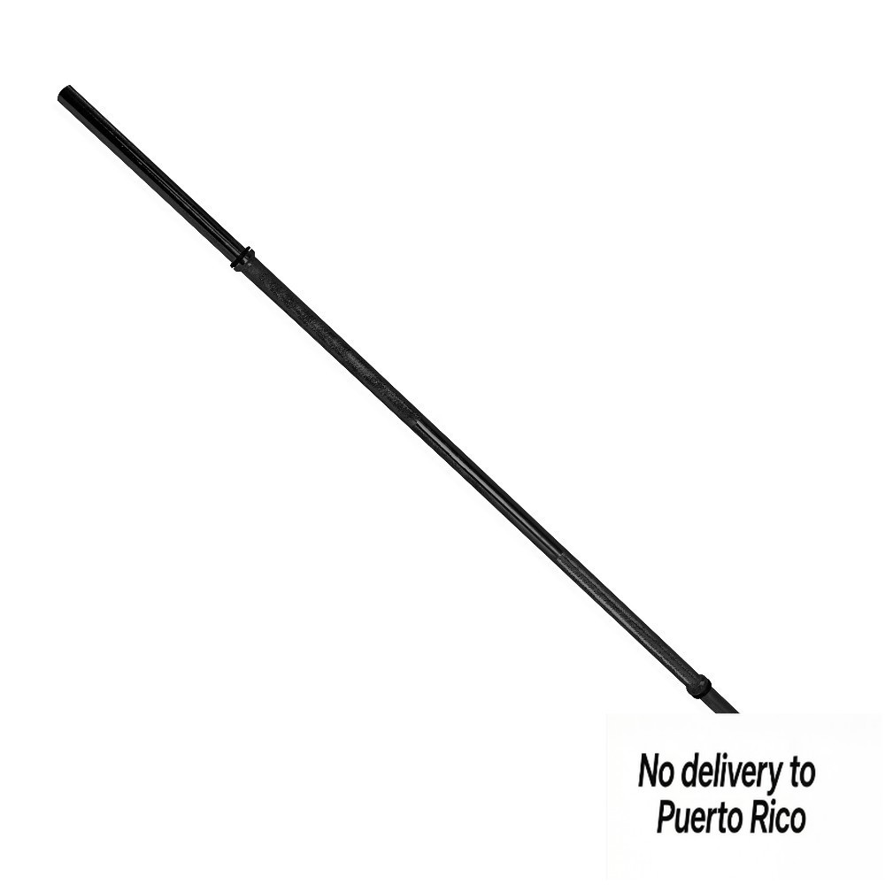 Standard 60" Solid Bar, Black, 1-Inch Diameter