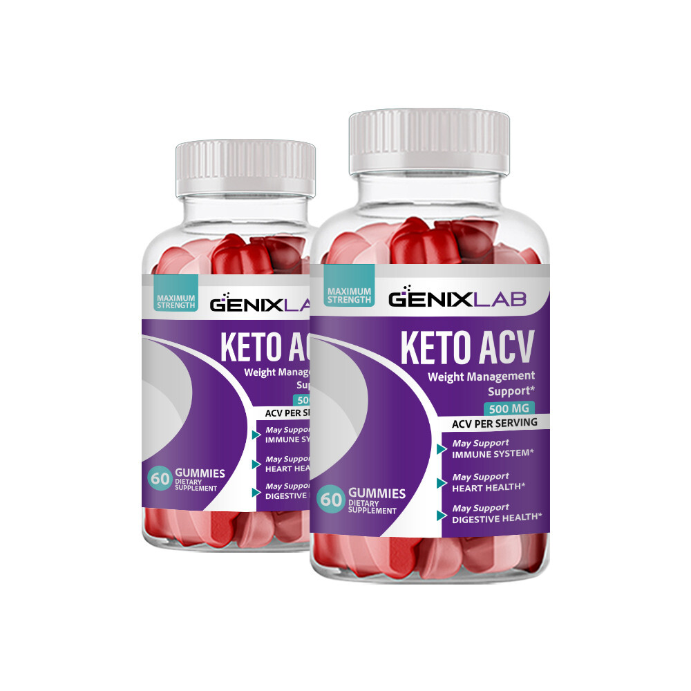 GenixLab Gummies - GenixLab Keto ACV Gummies (2 Pack)