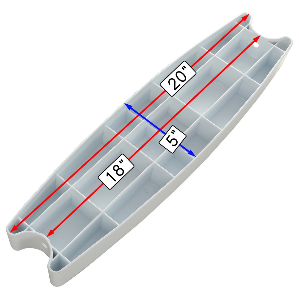 3Pcs Swimming Pool Molded Plastic Replacement Ladder Rung Steps