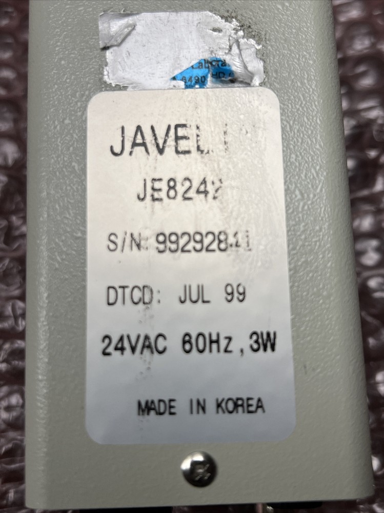 JAVELIN SECURITY CAMERA JE8242