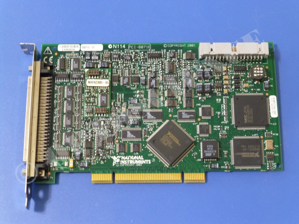 National Instruments PCI-6071E NI DAQ Card 1.25MS/sec Analog Input Multifunction