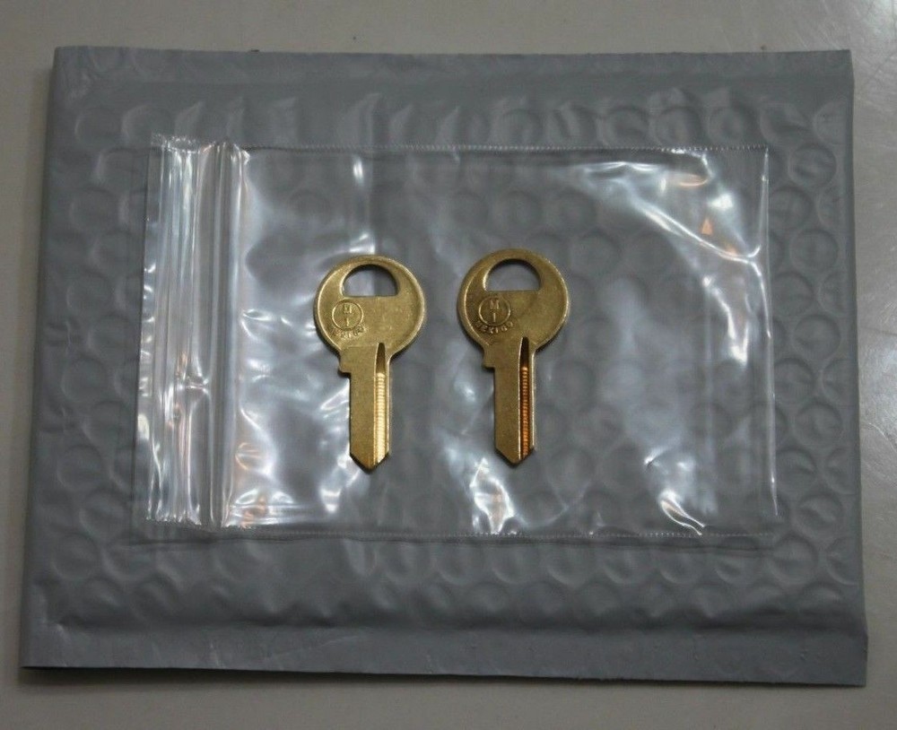 6251-6500 2-Replacement Keys For Master Padlock Lock Cut To Key Code: 6251-6500
