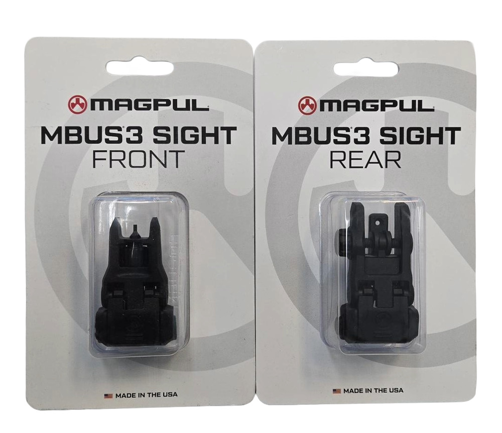 MBUS3 Back-Up Sight Front & Rear Set fits Picatinny