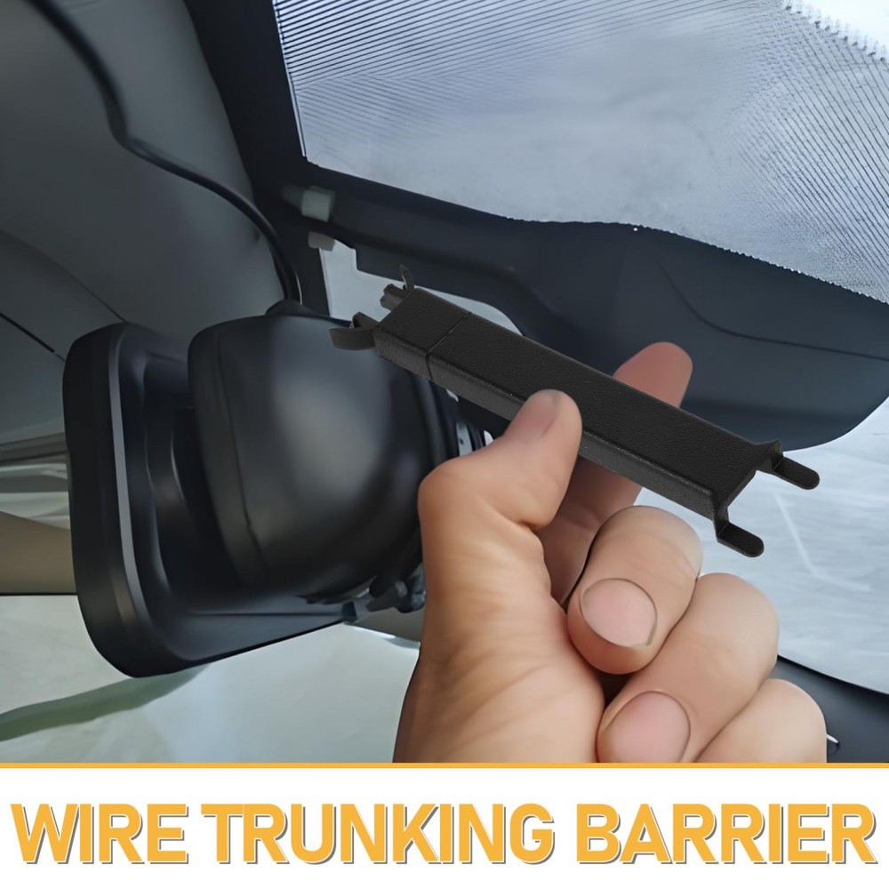 2 Pcs Back Panel Trunking Auto Wire Conduit Cover Car Concealed Cable