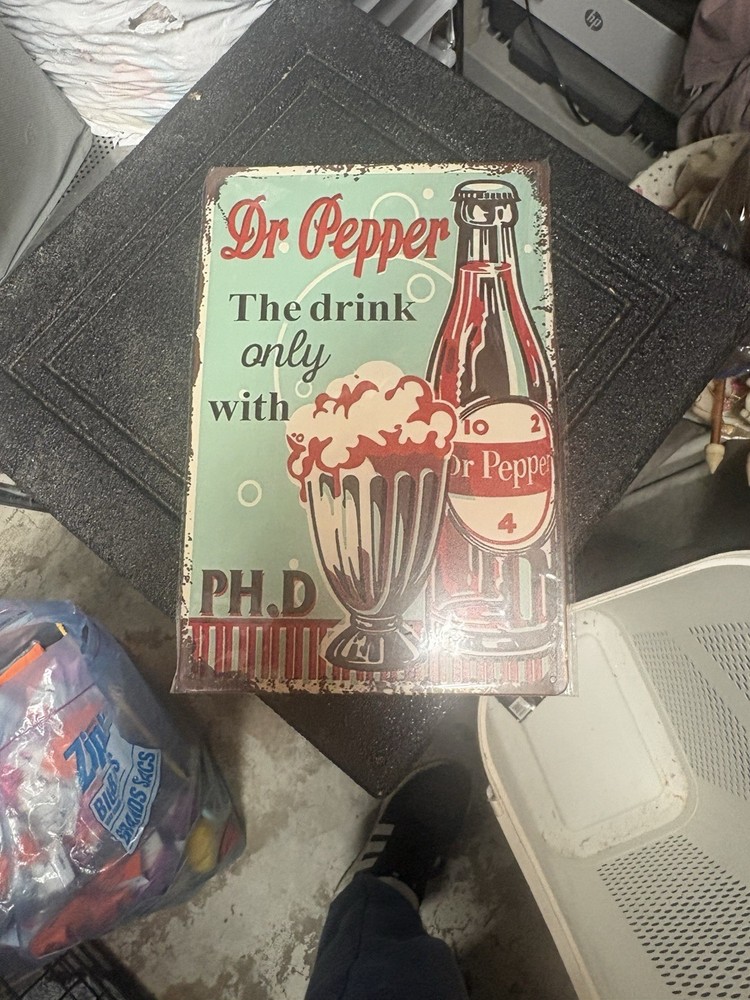 Dr Pepper Sign Vintage