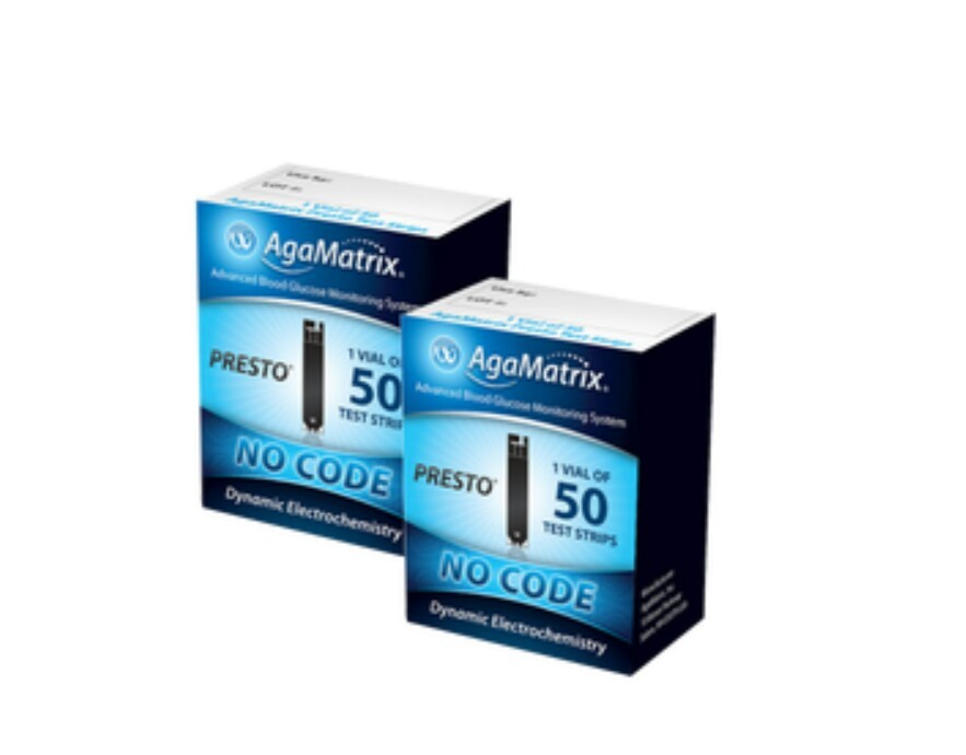 AgaMatrix Presto Test Strips - 100