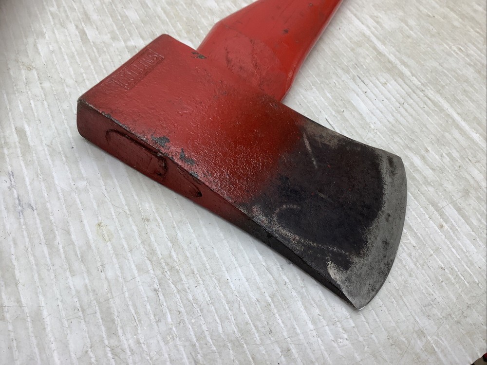 vintage Collins "connie" pattern axe red