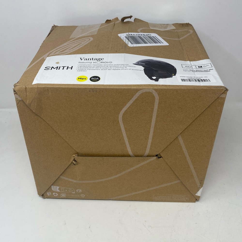 SMITH Vantage MIPS Helmet Matte Black Medium 55-59cm