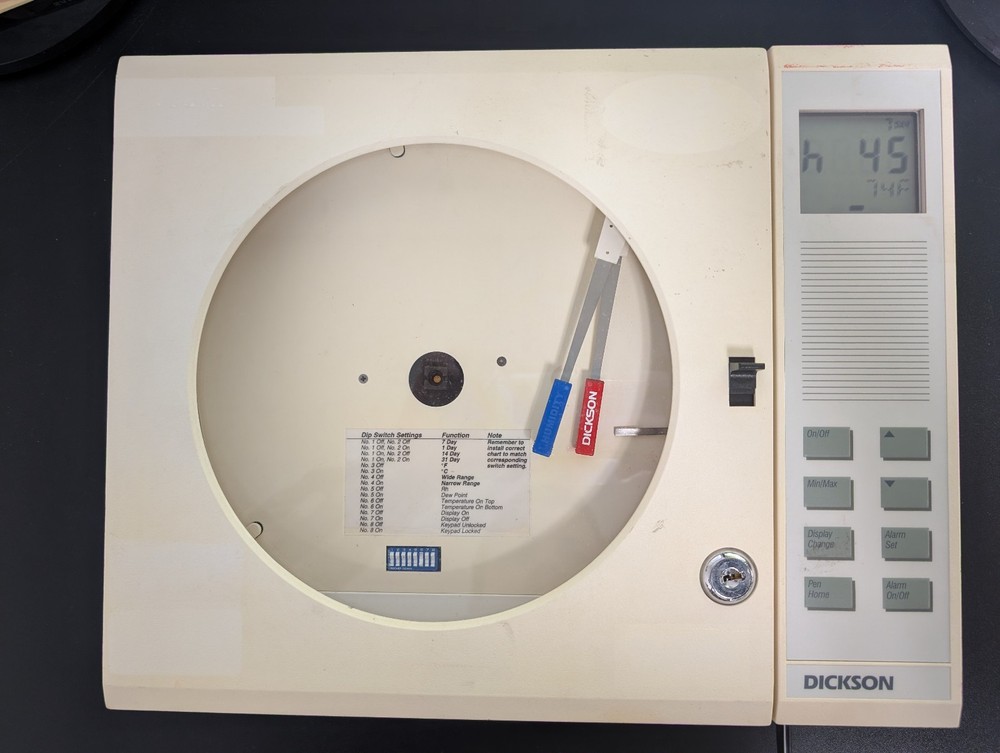Dickson THDX Temp/Rh Chart Recorder 8"