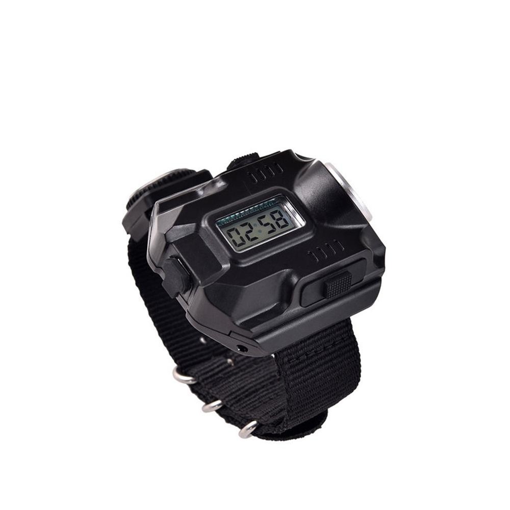 LED Wrist Watch Flashlight Torch Light USB Charging Rechargeable Flashlight B