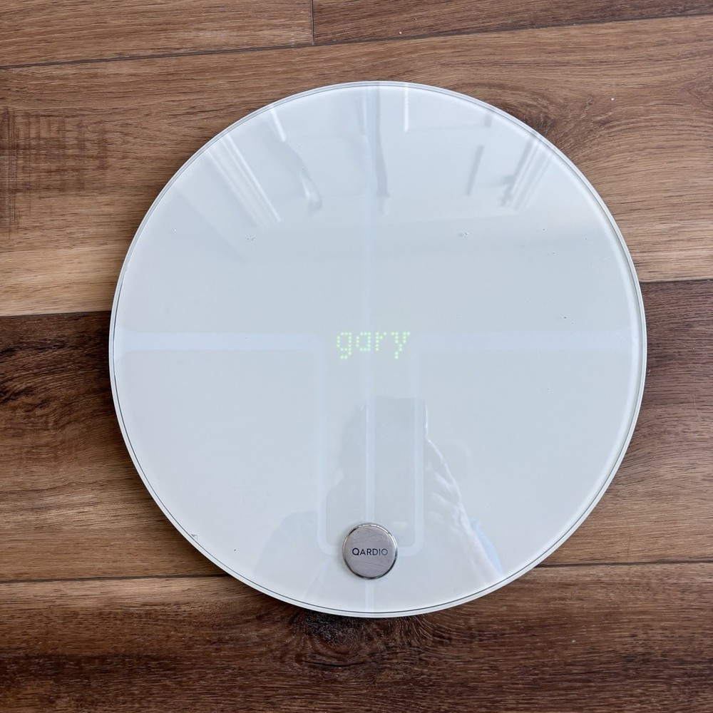 Qardio Base 2 Wireless Smart Scale Body Analyzer BMI Bluetooth White Working