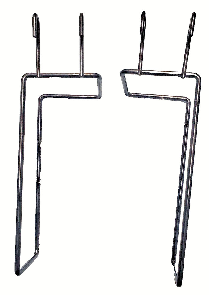 2 Piece Expandable Literature Holder For Grid Panel And Slat Grid Panel
