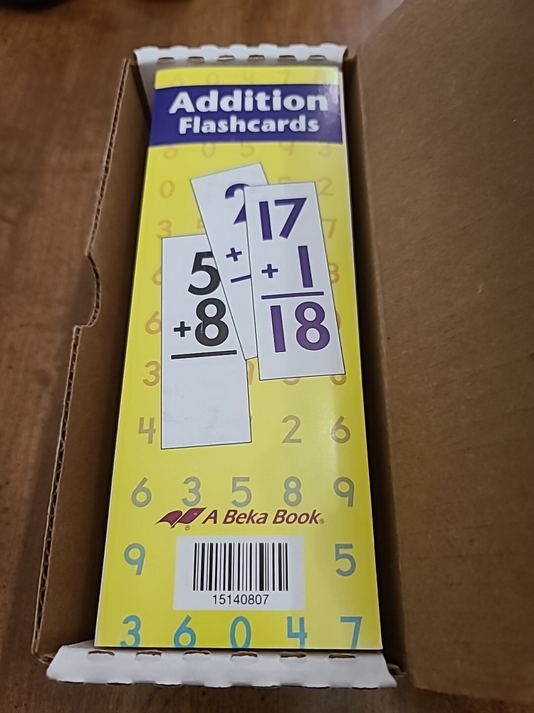 Abeka Addition Flashcards