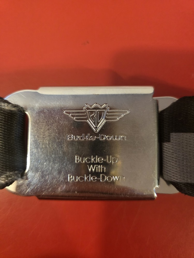 Buckle Down Space Invaders Belt Seatbelt Belt Buckle Adjustable