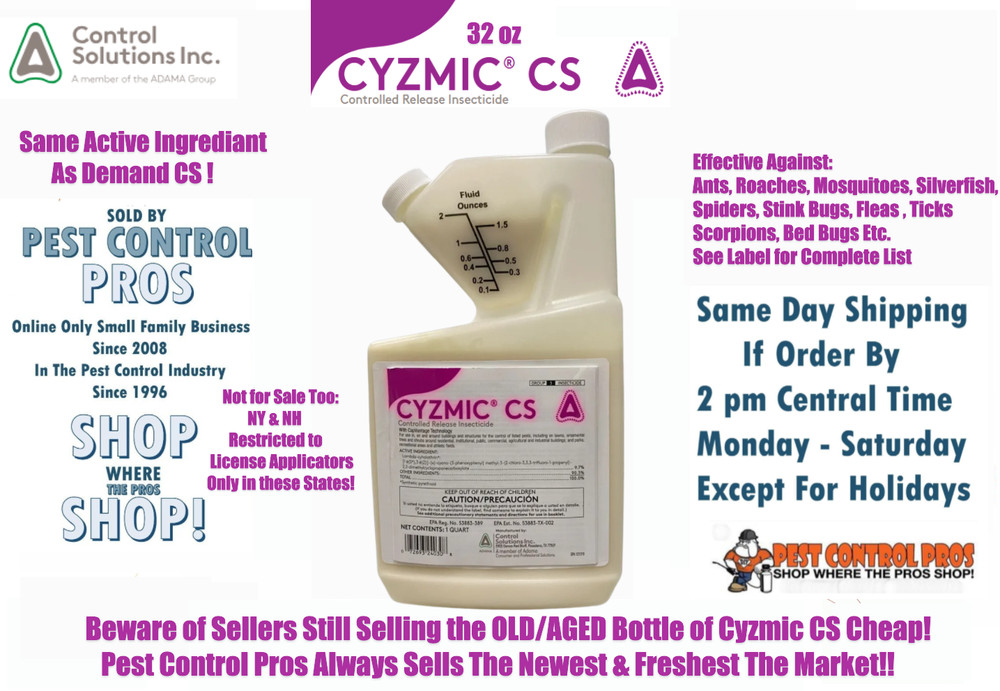 32 oz Cyzmic CS Multi Use Pest Insecticide Insect Control Generic Demand
