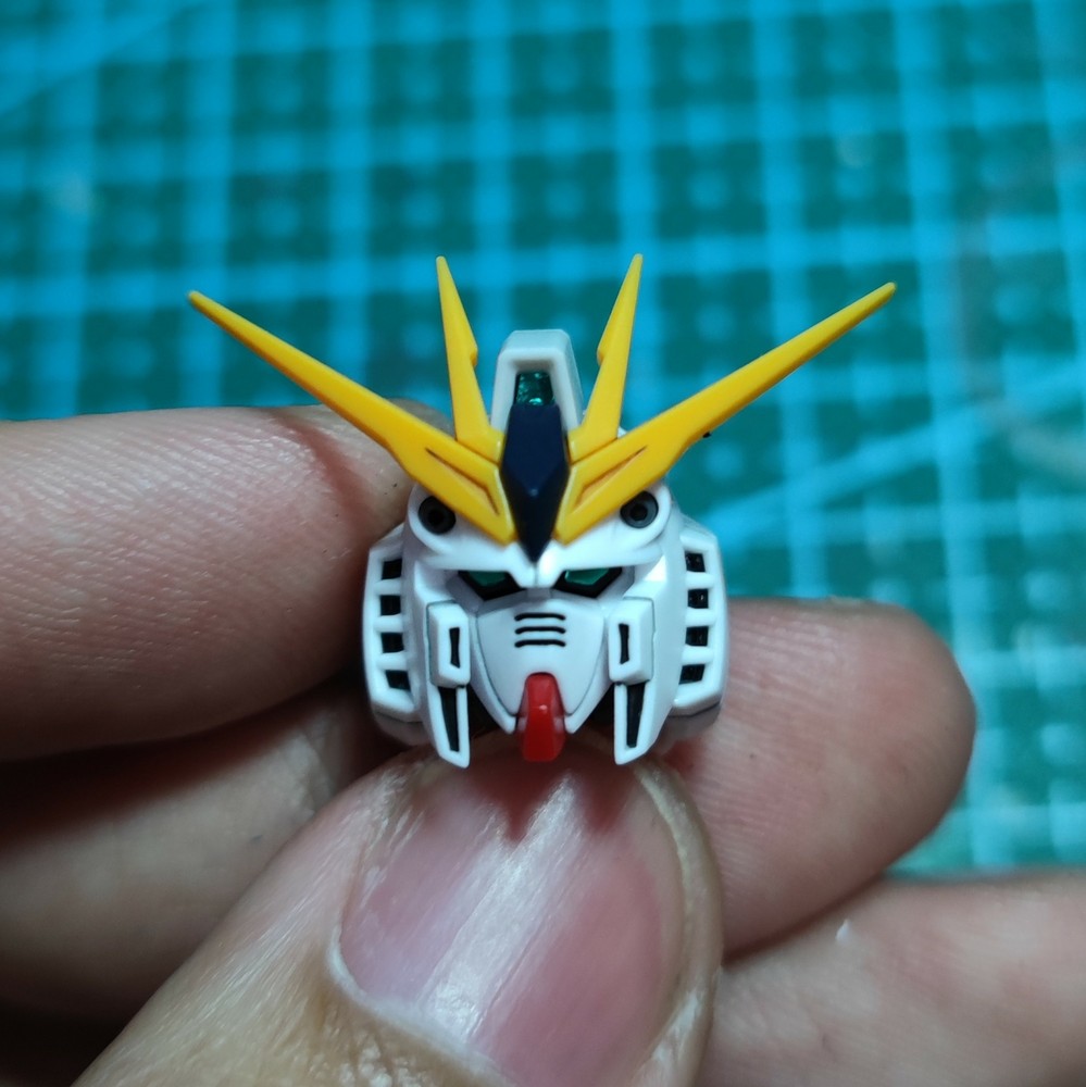 for RG 1/144 RX-93 Nu v Model EW Hyper Mega Bazooka Launcher+Base+Replace Face*2