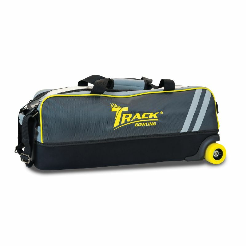 Track Select 3 Ball Tote Grey/Yellow Bowling Bag