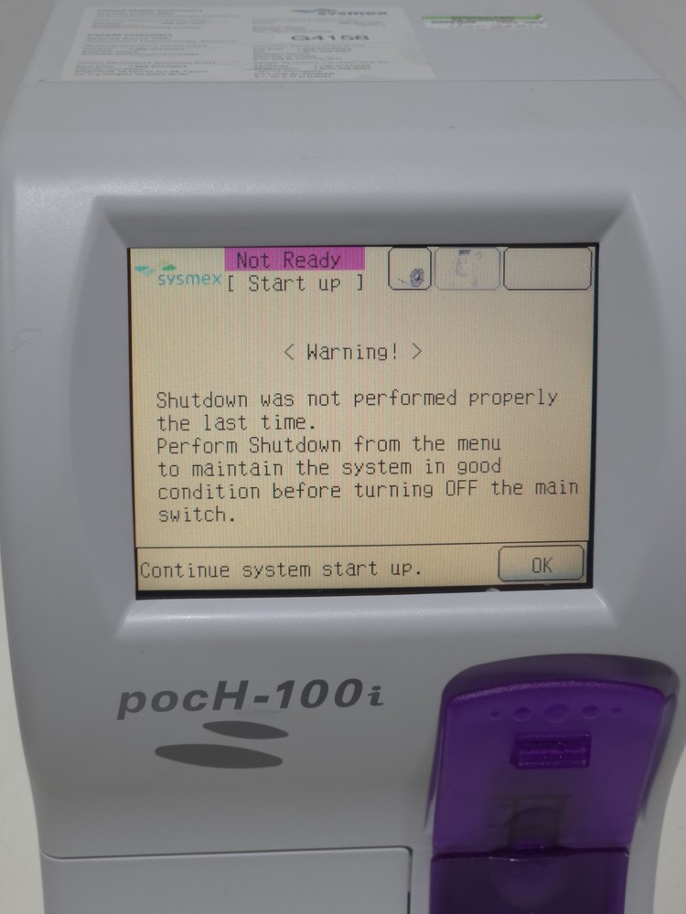 Sysmex pocH-100i Automated CBC Analyzer