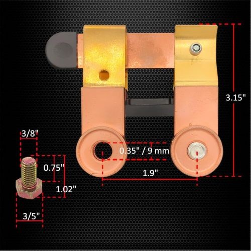Side Post Knife Blade Master Switch, 12V / 24V Battery Disconnect Switch Isolato