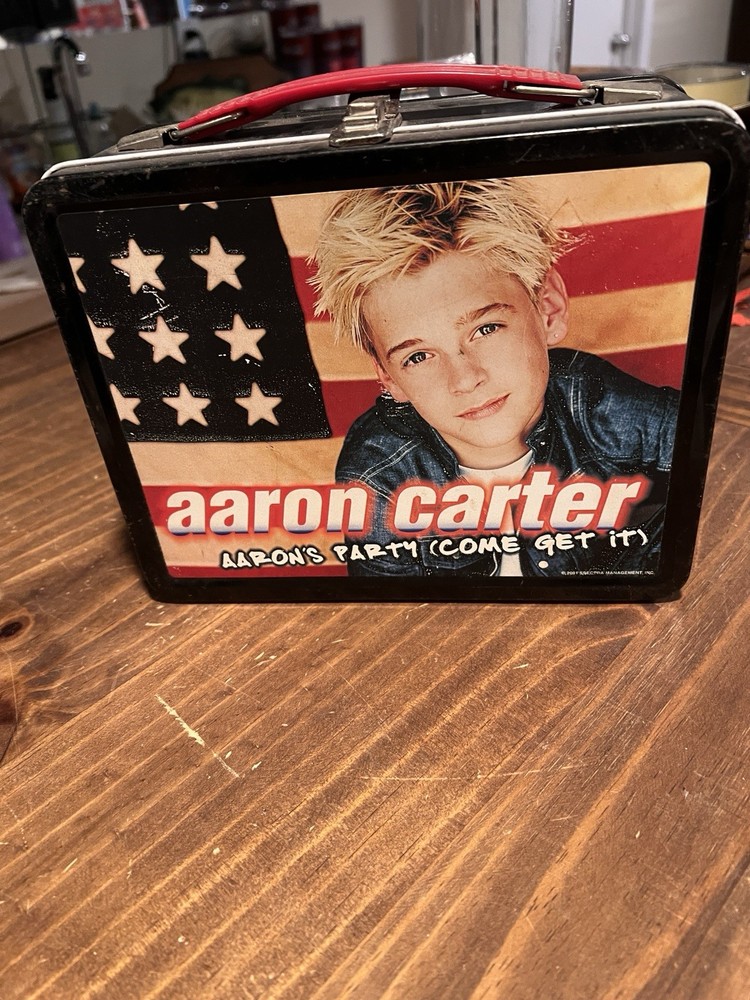 Rare Aaron Carter Aaron's party (Come Get It )Lunchbox