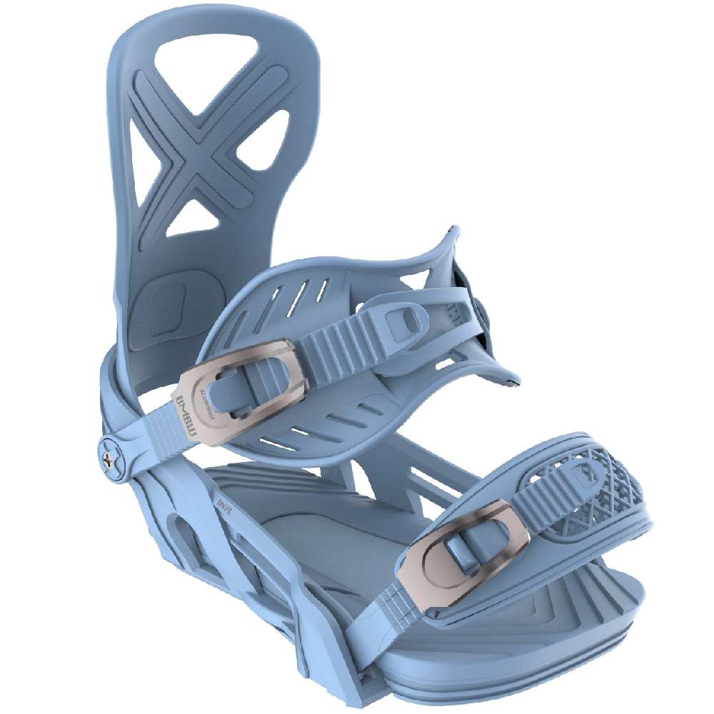 Bent Metal Anvil Snowboard Bindings 2025-L-BLUE