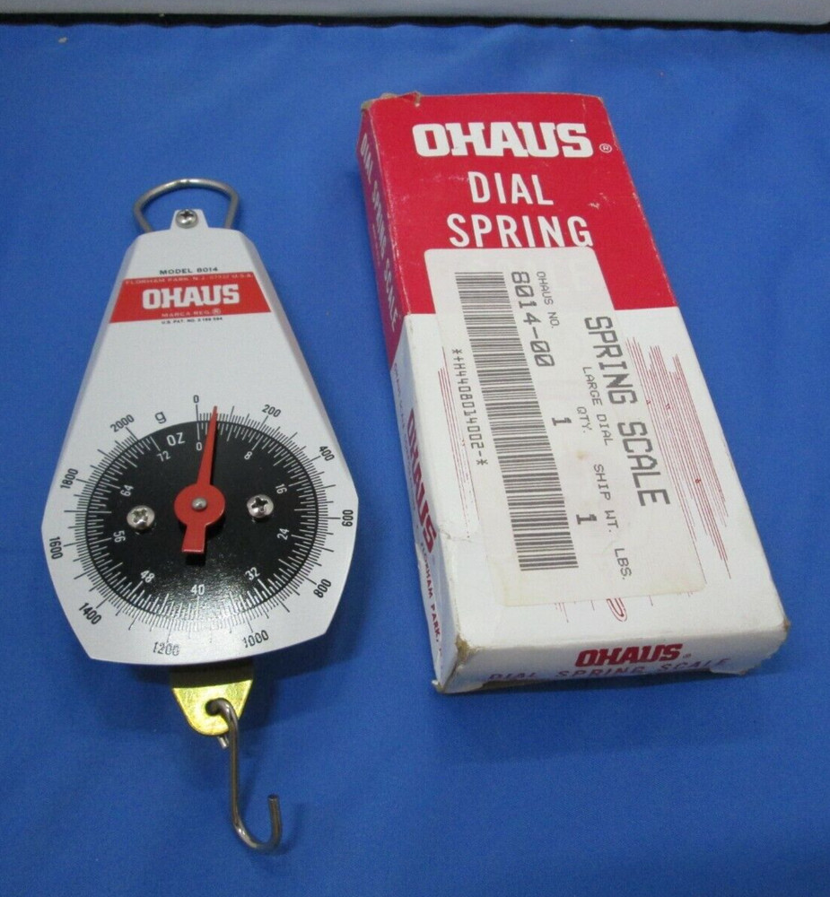 Ohaus 8014 Dial Spring Mechanical Scale NOS IN BOX ~ H2