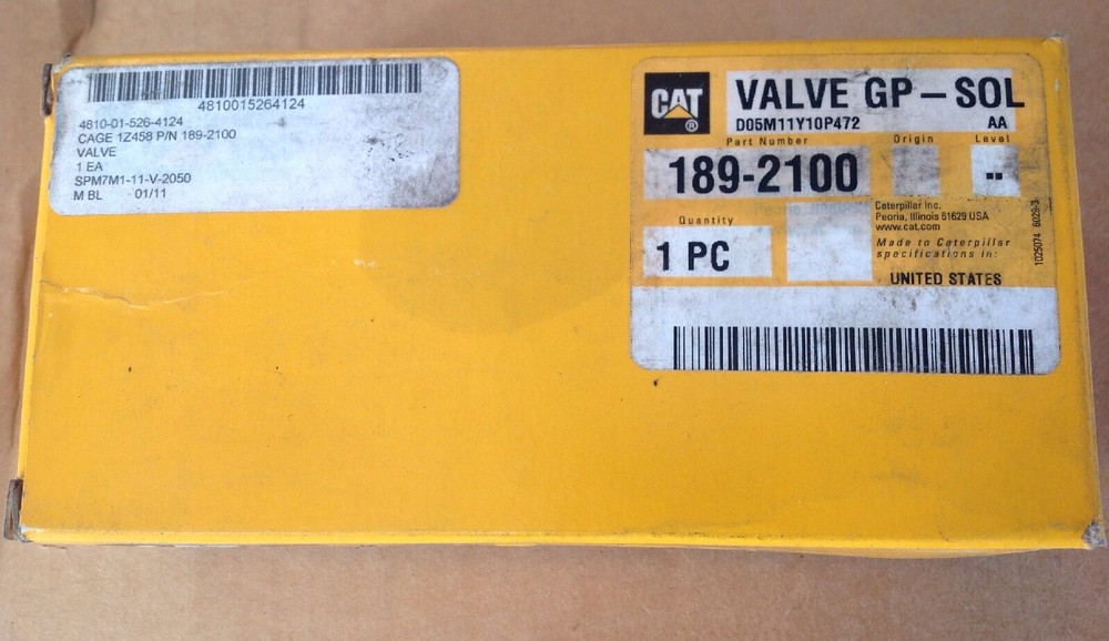 Caterpillar Valve Solenoid 189-2100