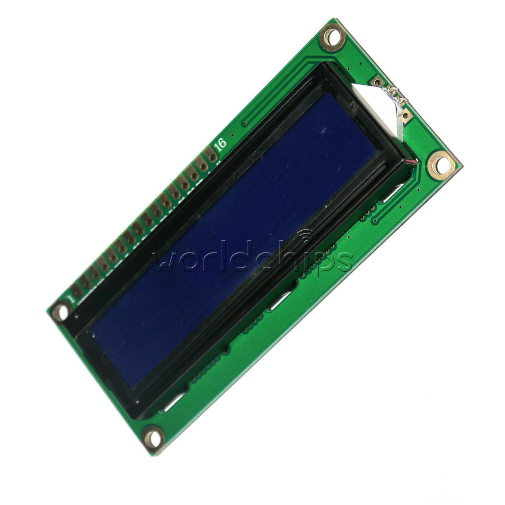 3.3V Blue Backlight LCD1602 Lines White Character LCD 1602A For Raspberry Pi