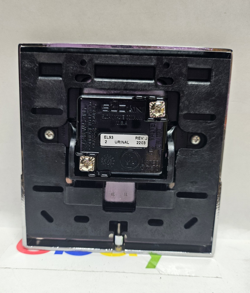 SLOAN EL645A Sensor Installation Kit Chrome Plate Finish Urinal Bathroom